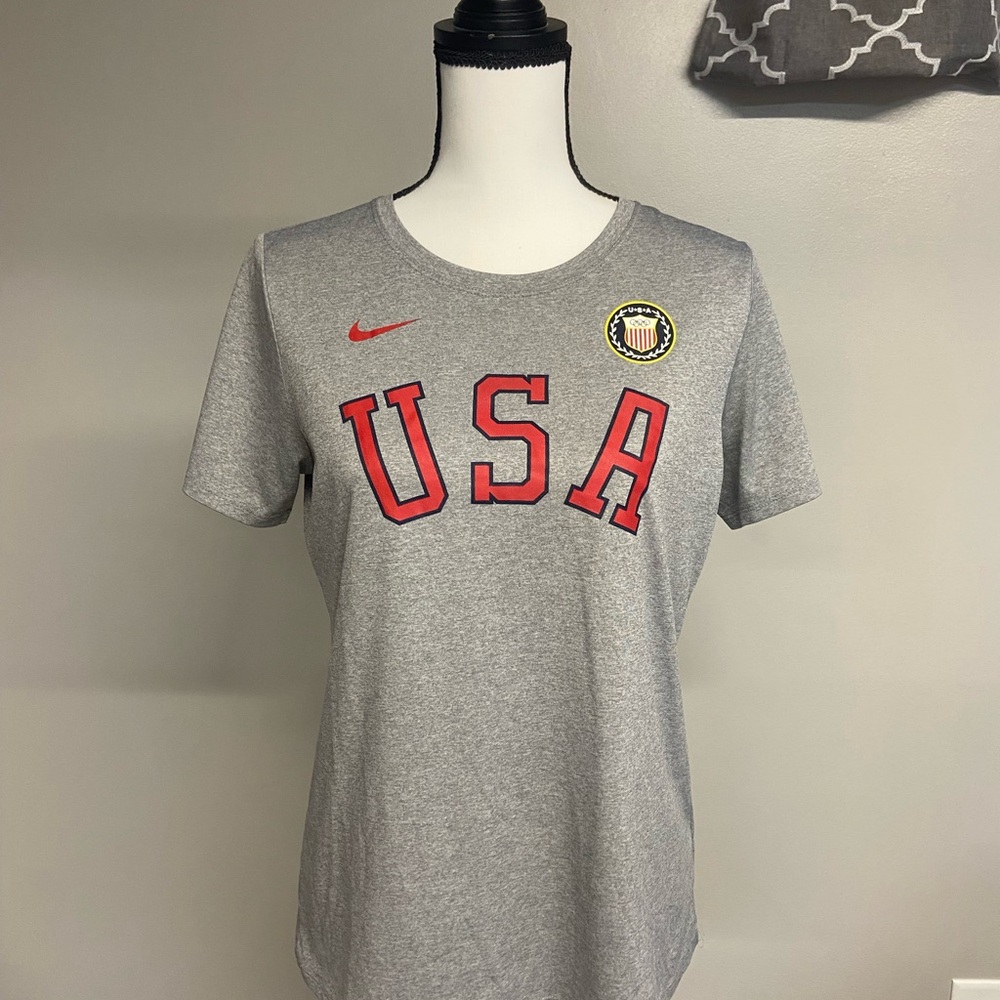 Nike USA Gray Dri-Fit T-Shirt